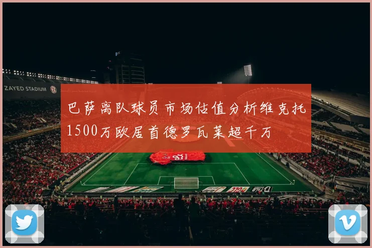巴萨离队球员市场估值分析维克托1500万欧居首德罗瓦莱超千万
